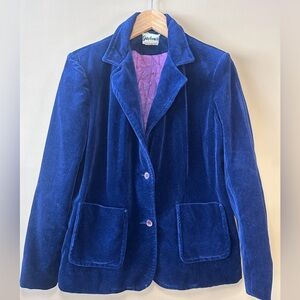 Vintage Gaytown Toronto Sportswear Navy 2 Button Blazer, Retro, Academia, Artsy